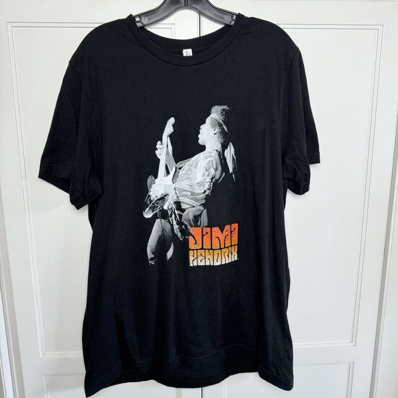 Jimi Hendrix Blues Centric Black Band Tee XL Cotton S/S Guitar - Picture 8 of 8